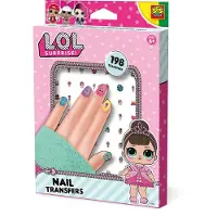 SES Creative L.O.L. 14193 Surprise Nagelaufkleber Set für Kinder - Sicher und Spaßig, Nagel-Tattoo-Set für Kinder, 6 Jahr(e), Mehrfarbig