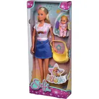 Simba Steffi Puppe mit Baby in Chust