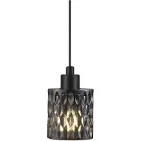 Nordlux Hollywood Hängelampe Pendellampe Ø 10 cm Rauch / Schwarz