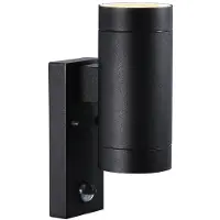 Nordlux Außenwandleuchte Tin Maxi Sensor up- and down schwarz 2xGu10