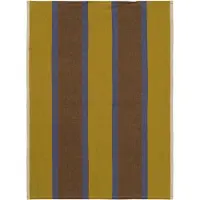 Ferm Living Geschirrtuch Hale Lime/Bright Blue/Chocolate - 70 x 50 cm