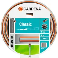 Gardena Classic Schlauch 13 mm, 18 m, Grau, Orange, Nur der Schlauch, 22 bar