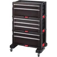 Keter 238557, Trolley-Koffer, 13,9 kg, Schwarz