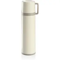 Tescoma Isolierflasche und Tasse CONSTANT CREAM 0.3 l, Edelstahl in weiß | Gr.: 500ml