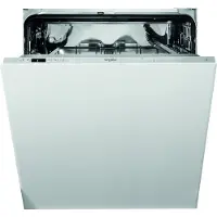 Whirlpool WIC 3C33 PFE UK, Voll integriert, Standardgröße (60 cm), Silber, 1,3 m, 1,55 m, 1,5 m