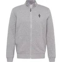 SKECHERS Herren Kapuzenloser Hoodie GO WALK Everywhere Full Zip Jacke, Hellgrau, X-Large
