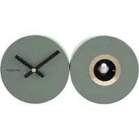 Karlsson - Kuckucksuhr Duo Cuckoo - Dschungel Grün - 26x13x7,2cm