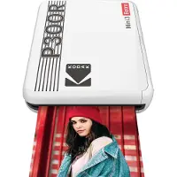 Kodak Mini 3 Square Retro weiss, Farbstoffsublimation, Randloser Druck, Bluetooth, Direktdruck, Weiß