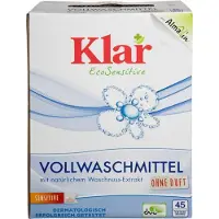 Klar Vollwaschmittel mit Waschnuss-Extrakt 2,475kg