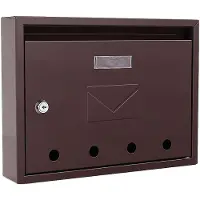 Profirst Mail PM 100 Briefkasten Braun