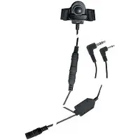Albrecht Bhs300n Adapter Cable With Push To Talk Button Schwarz