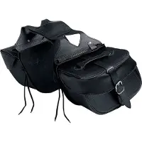 Qbag Kunstledersatteltaschen 08 Abnehmbar 20L Retro-Stil