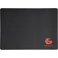 Gembird MP-GAME-M, Schwarz, Monochromatisch, Gummi, Stoff, Anti-Rutsch-Basis, Gaming-Mauspad