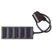 S-Impuls Scart-Verteiler, 5-fach, voll durchgeschaltet 0,5m