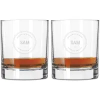 Libbey Whiskygläser mit Gravur (2 Stück)