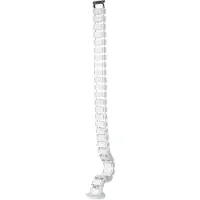 Deltaco Office, Spine Cable Organizer & Hider, Black