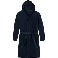 Schiesser Bademantel Damen 128545 Essentials Navy-XL