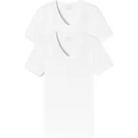 Schiesser Herren T-Shirt 2er Pack - Serie "95/5", V-Ausschnitt, S-4XL