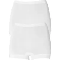 Schiesser Pagenschlüpfer "Original Classics", Damen, Gr. 54, weiß (100, weiß), Feinripp, Obermaterial: 100% Baumwolle, unifarben, körpernah, Unterhosen Pagenschlüpfer, mit weicher Börtchenverarbeitung