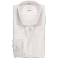 Seidensticker Businesshemd "Schwarze Rose", Herren, Gr. XXL (46), normale Ärmellängen, weiß, 100% Baumwolle, unifarben, tailored fit, 2-Knopf-Manschette, Hemden Businesshemd, Shaped 1/1 Kentkragen Uni