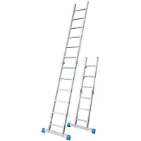 Krause GELENK-COMBILEITER, 2x3+2x6 SPROSSEN
