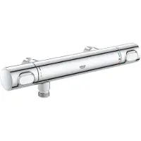 GROHE Thermostat-Brausebatterie Grohtherm 500 34794, Wandmontage, ohne Absperrverschraubung, eigensicher, chrom