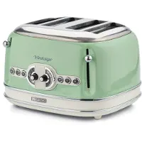 Ariete Vintage 4-Schlitz-Toaster grün