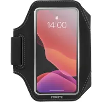 STREETZ Sport armband, reflective, fits up to most 6.5, thin, black