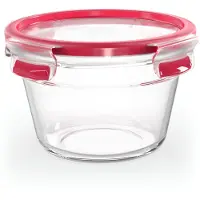 EMSA Clip&Close Glass Vorratsdose 900 ml Glas Rot