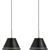 Nordlux Pine 2-Kit Pendelleuchte E27 Schwarz 2010363003