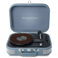 Muse MT-201 BVB, Halbautomatisch, Schwarz, Blau, 33,45,78 RPM, 33,45,78 RPM, 5 W, AC