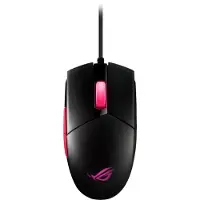 Asus ROG Strix Impact II Electro Punk, Optisch, USB Typ-A, 6200 DPI, Schwarz, Pink