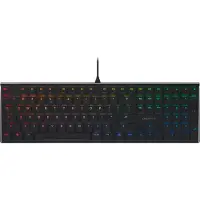 Cherry MX 10.0N, Kabelgebunden, USB, Mechanischer Switch, QWERTY, RGB-LED, Schwarz