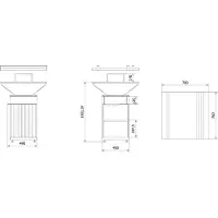 Kratki Feuerplatte Quadrum Vertical