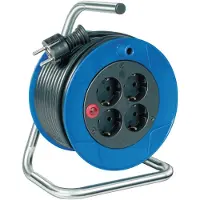 Brennenstuhl Kompakt Kabeltrommel schwarz 15m H05VV-F 3G1,5, 1079180004