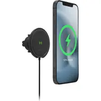 Mophie Snap+ Universal-Telefonhalterung Auto mit MagSafe Ladegerät für Lüfttungslamellen Handyhalterung