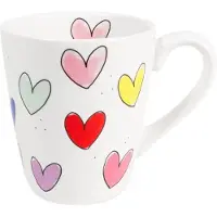 Blond Amsterdam Becher Herzen in Bunt - 350 ml | Gr.: onesize