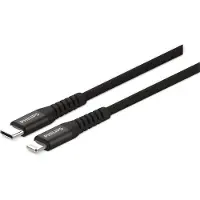 Philips - USB-C zu Lightning Kabel - DLC3104L/03 - iPhone Ladekabel - 1.2 Meter Kabel - Laden und Synchronisieren - Schwarz
