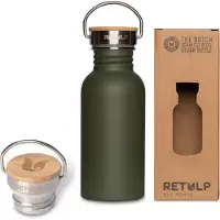 Retulp Wasserflasche - Dunkelgrün - 500 ml