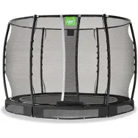 Exit Allure Premium Trampolin ø305cm, Bodentrampolin, Schwarz