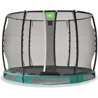 Exit Allure Premium Trampolin ø305cm, Bodentrampolin, Grün