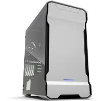 Phanteks Enthoo Evolv mATX, Micro Tower, PC, Silber, micro ATX, Mini-ITX, Aluminium, Stahl, Gehärtetes Glas, Gaming