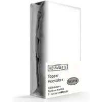 Romanette Molton Topper Spannbettlaken -200 x 220 cm