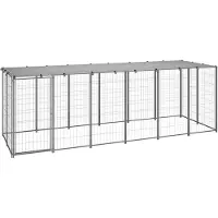 vidaXL Hundezwinger Stahl