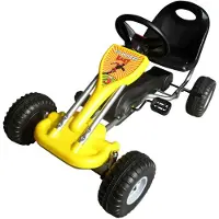 vidaXL Pedal-Gokart Gelb