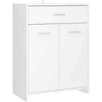 vidaXL Badezimmerschrank Weiß 60x33x80 cm Holzwerkstoff