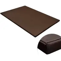 vidaXL Hundematte Flach Rechteckig Braun XL
