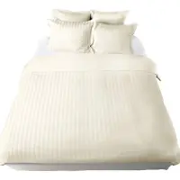De Witte Lietaer Bettwäsche Zygo Ivory Satin-200 x 200 / 220 cm | 2-Persoons