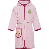 Playshoes Bademantel Eulen rosa Junior Größe 86/92