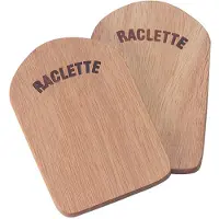 kela Raclette-Brettchen Baar Holz 4tlg 14x9,5cm, 77937